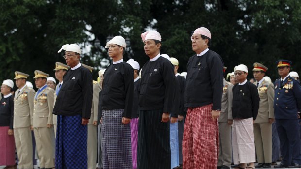 Senior politicians in Myanmar, where many observers believe a large proportion of the discourse with foreign ambassadors and NGOs is lost in translation. 