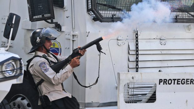 Venezuela's opposition says the security forces have been unnecessarily violent during the protests.