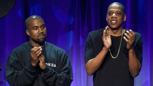 The two rappers at the Tidal launch in 2015.