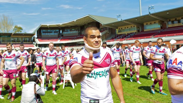 The 30-year-old prop was forced into retirement after breaking his neck when playing for Manly in 2013.