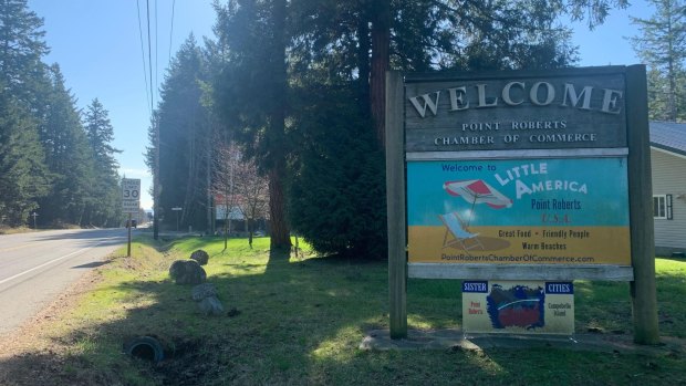 Point Roberts is a bizarre US exclave in Canada, which Canadians visit for cheap petrol, packages and alcohol.