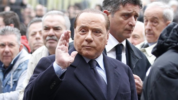Former Prime Minister Silvio Berlusconi in April. 
