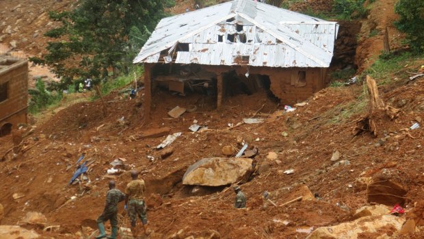 Survivors of deadly mudslides in Sierra Leone's capital vividly described the disaster as President Ernest Bai Koroma says the nation is in a "state of grief".