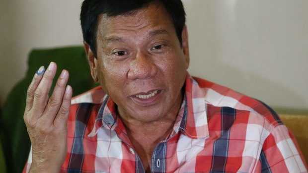 Mr Duterte's defiance of traditional politics has drawn comparisons with Donald Trump.
