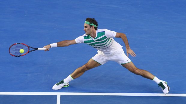 State of grace: Roger Federer.