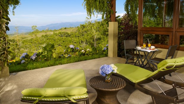 The views from Hacienda Alta Gracia Costa Rica.