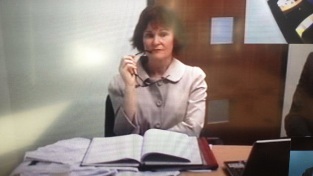 Former Queensland Director of Public Prosecutions Leanne Clare testifies by video link.