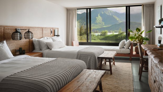 The property's 252 airy rooms, including 51 suites, were designed to evoke nature.