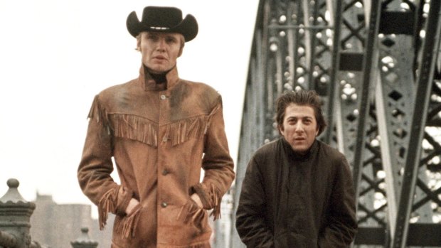 Jon Voight and Dustin Hoffman in Midnight Cowboy.
