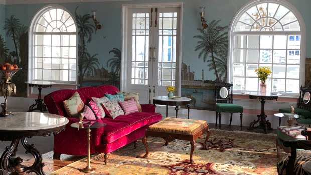 Glenburn Penthouse's elegant drawing room.