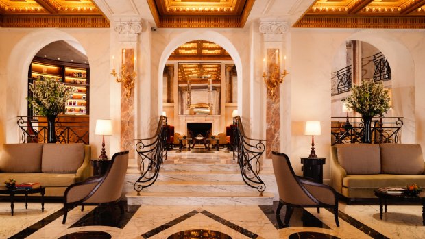 The sumptuous lobby.