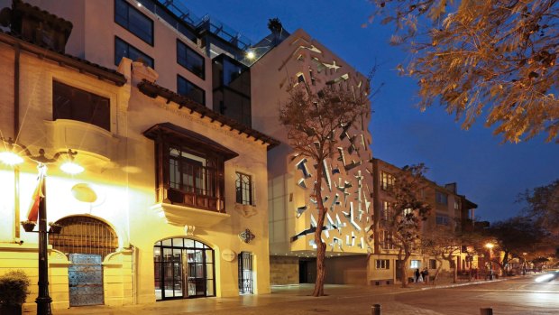 Easy to spot: Hotel Cumbres Lastarria stands out.