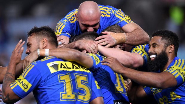 Double-header: The Eels and Panthers could play in back-to-back fixtures in western Sydney in the first weekend of the NRL finals series. 