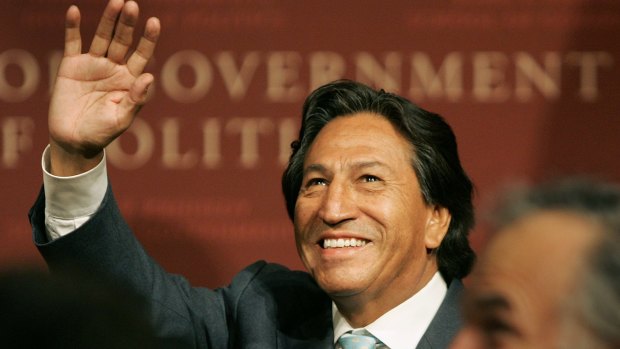 Alejandro Toledo is accused of receiving millions of dollars in bribes from a Brazilian conglomerate in return for infrastructure contracts.