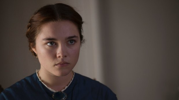 Florence Pugh in the film <i>Lady Macbeth<i/>.