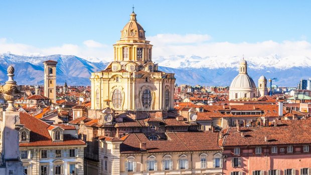 The church of San Lorenzo, Turin, Italy.