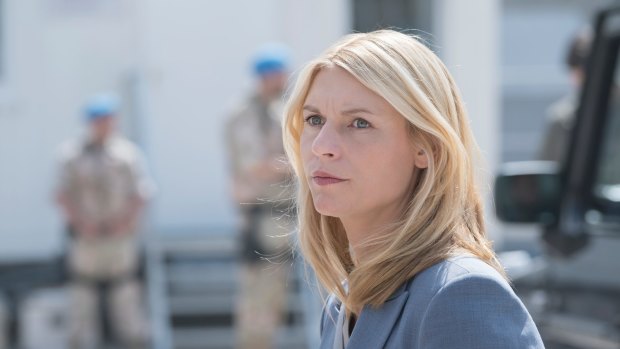 Clare Danes in Homeland, which Prime Minister Malcolm Turnbull will be watching.