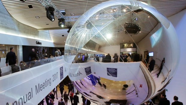 Living in a bubble? More than 3000 business people attend the World Economic Forum in Davos, Switzerland every year.