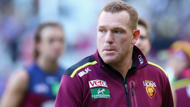 Brisbane coach Justin Leppitsch grabbed Zac O'Brien in the change rooms at half time of a NEAFL game.