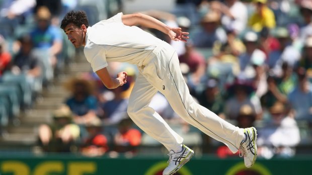 Mitchell Starc was in scintillating form at the WACA on day three of the second Test.