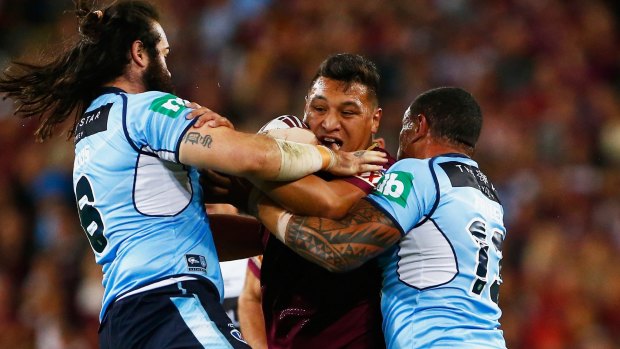 Josh Papalii has a huge role to play for Queensland in game two. 