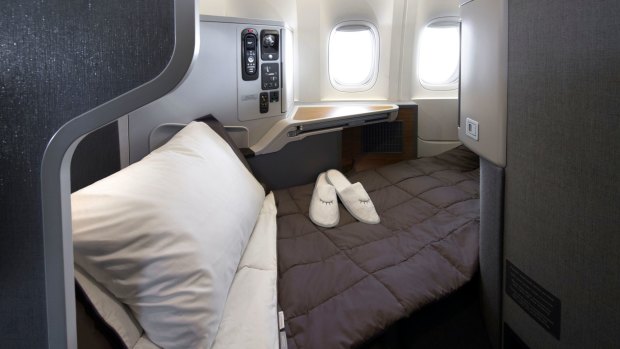 American Airlines 787-9 Business Class seats.