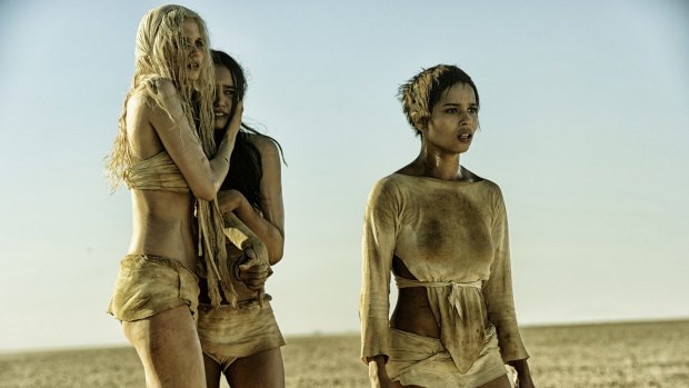 Abbey Lee (left) in her first major film role, <i>Mad Max: Fury Road</i>, which was released in 2015.