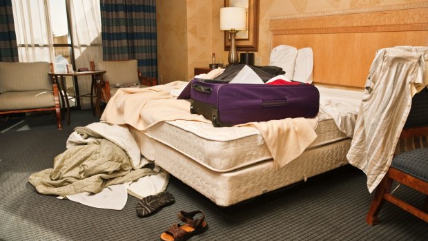 TVs, iPads, artwork and coffee-makers have all disappeared from hotel rooms. 