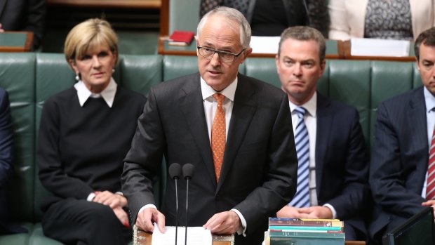Prime Minister Malcolm Turnbull delivers his national security address on Tuesday.