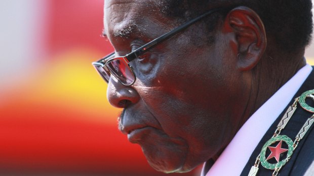 Leader at 91: Zimbabwean President Robert Mugabe read the wrong speech at the opening of Parliament in 2013.