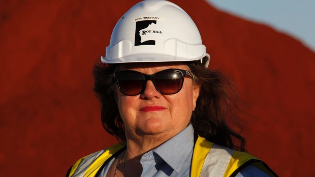 Gina Rinehart's Roy Hill iron ore mine is now starting to hit its straps.