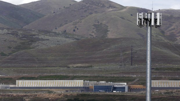 A National Security Agency data gathering facility in Bluffdale, Utah.