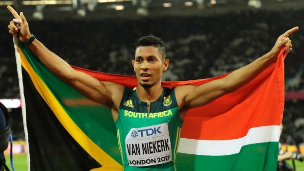 South Africa's Wayde van Niekerk will miss next year's Commonwealth Games due to a knee injury.