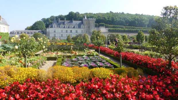 The gardens at Chateau de Villandry are exquisite.