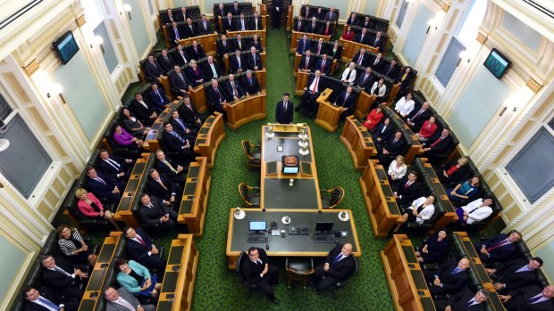 Members of the 55th Queensland Parliament.