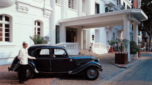 The Hotel Sofitel Metropole in Hanoi.