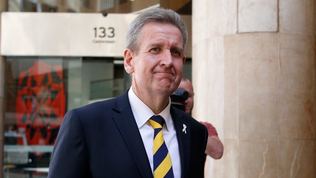 Leaving politics: Former premier Barry O'Farrell.