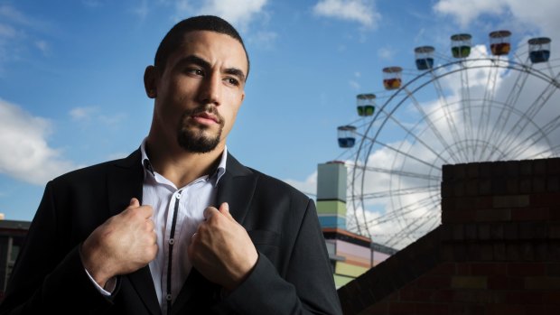 UFC fighter Robert Whittaker has turned his life around and has a shot at a UFC title. 