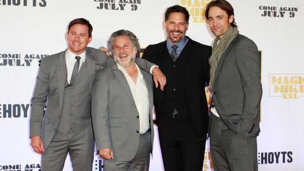Channing Tatum, Greg Jacobs, Joe Manganiello and Reid Carolin at the Sydney premiere.