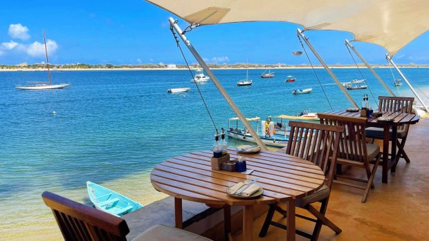 Guests can still watch dhows, brought to East Africa by Persian sailors in the 14th century, from Shela's shores at the Peponi Hotel.