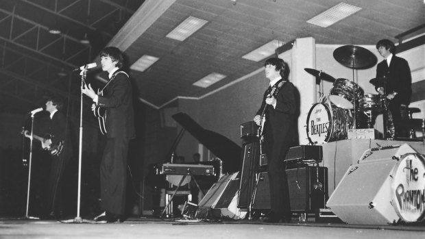 The Beatles graced the Festival Hall stage in 1964.