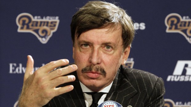 No friend of St Louis ... Rams team owner Stan Kroenke who built a new stadium in Los Angeles to move the NFL franchise.