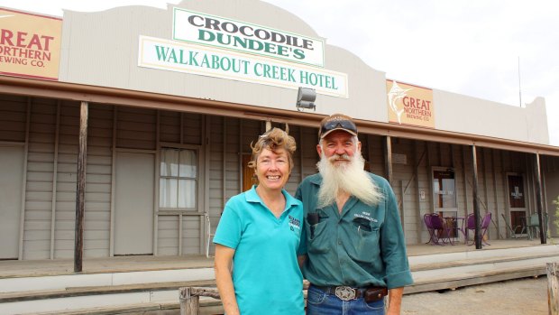 Walkabout Creek Hotel owners Debbie and Frank Wust.