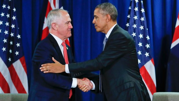Prime Minister Malcolm Turnbull met with US President Barack Obama at the APEC summit.