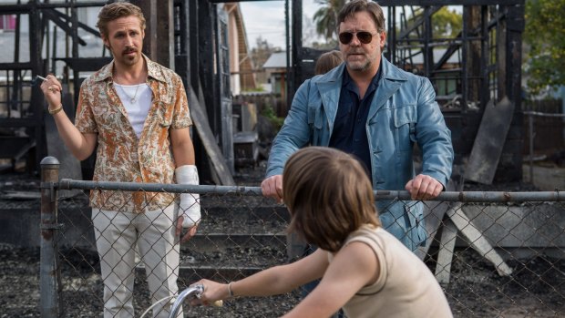 Ryan Gosling (left) and Russell Crowe play hapless detectives in The Nice Guys.
