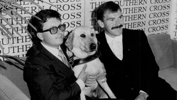 Australian of the year Award winners Michael Waldock and Robert de Castella, January 1984