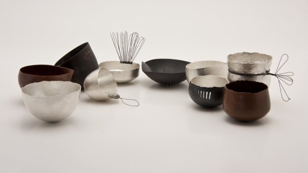 "10 Vessels 10 Days" by Alison Jackson in Table Tools at Craft ACT. 