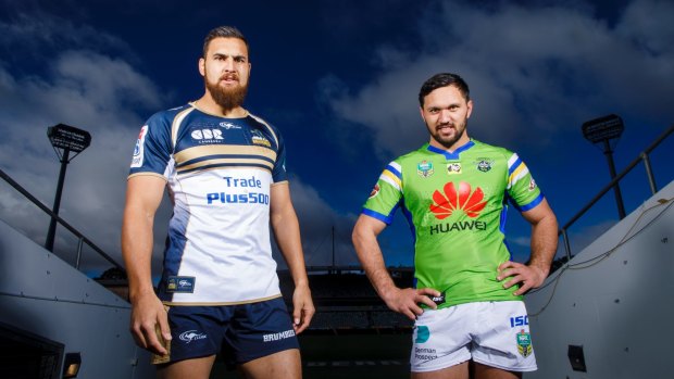 Will Canberra footy fans watch the Brumbies and the Raiders on the same weekend?