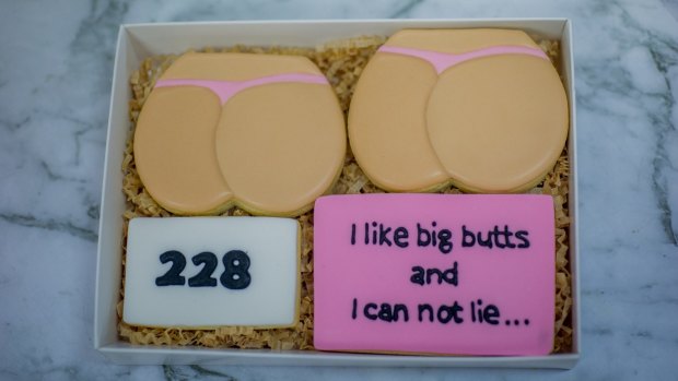 My Fashfest audition inspired lots of people, including dessert company Lulu and Sis, who immortalised my bum in biscuits.