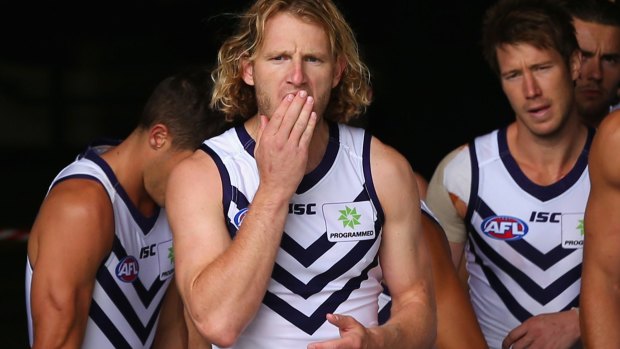 David Mundy led the Dockers for the first time... and was left embarrassed.